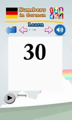 Learn Numbers in German android App screenshot 2